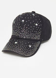 Crystal Denim Baseball Hat
