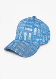 Queen Print Denim Baseball Hat