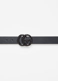 Cutout Ring Faux Leather Belt