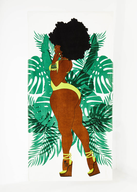 Pardon My Fro™ June Beach Towel