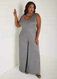Ribbed Wide Leg Jumpsuit