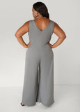 Ribbed Wide Leg Jumpsuit