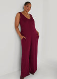 Ribbed Wide Leg Jumpsuit