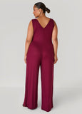 Ribbed Wide Leg Jumpsuit