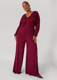 Ribbed Wide Leg Jumpsuit