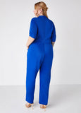 Knotted Straight Leg Jumpsuit