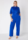 Knotted Straight Leg Jumpsuit
