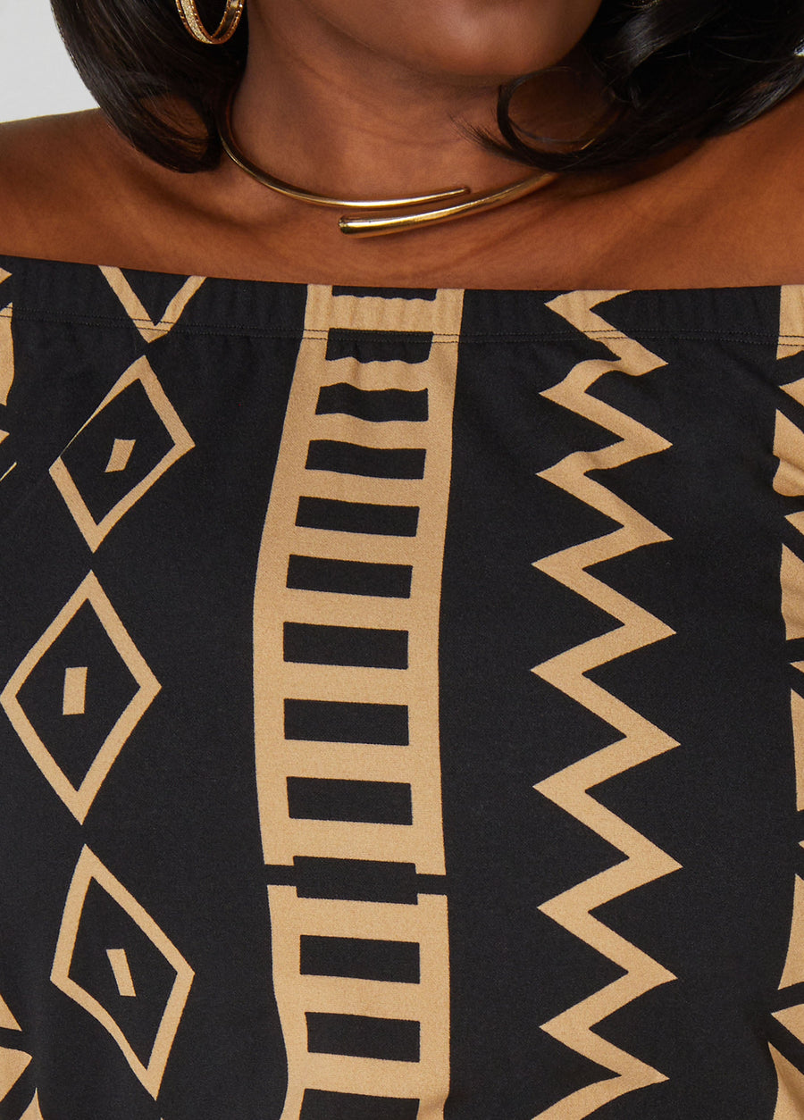 Plus Size Date Night Tribal Jumpsuit Plus Size Joggers Jumpsuit