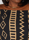 Plus Size Date Night Tribal Jumpsuit Plus Size Joggers Jumpsuit