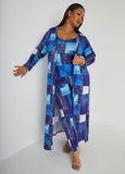 Denim Print Catsuit