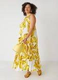 Floral Pleated Maxi Dress