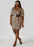 Leopard Print Bodycon Dress