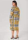 Status Print Wrap Dress