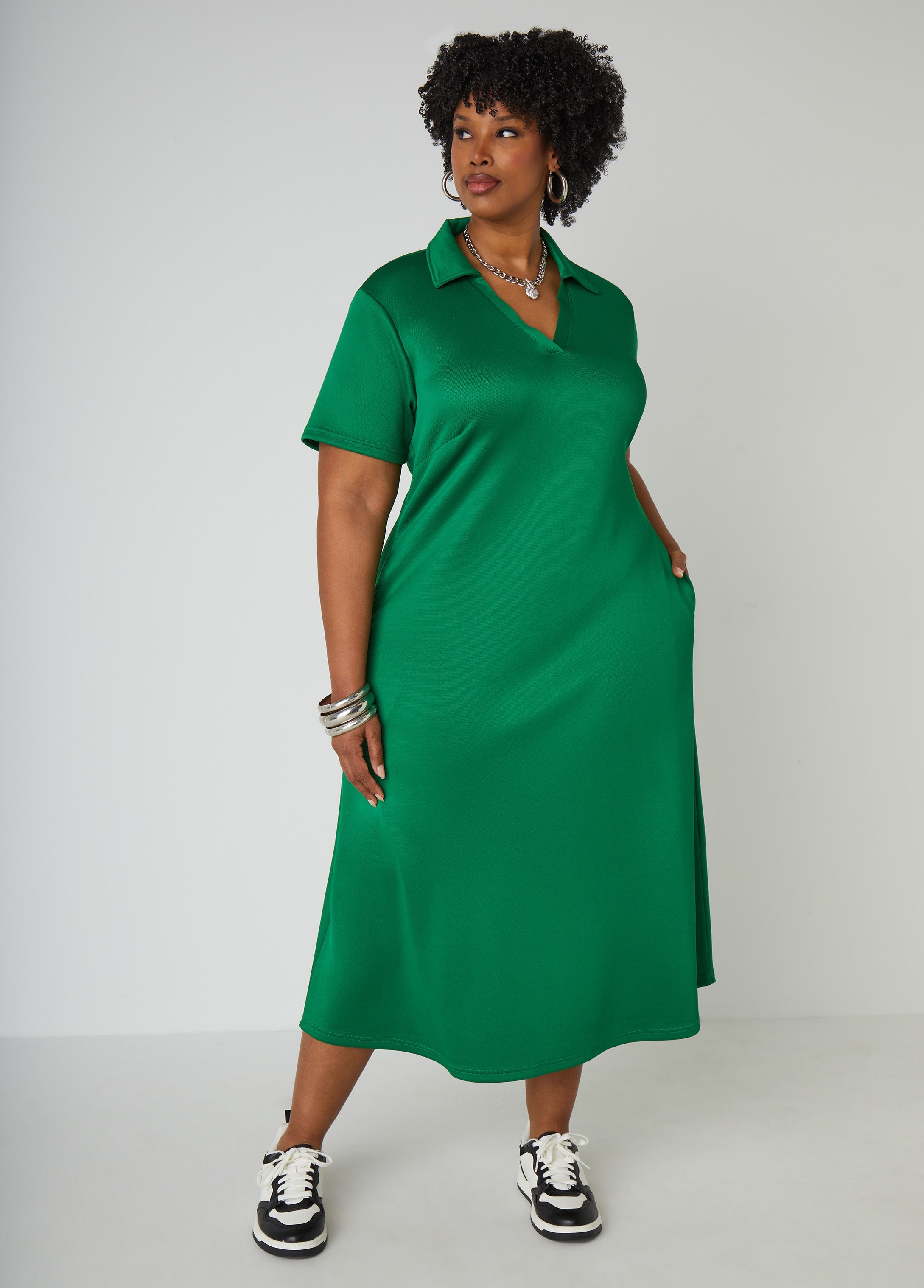 Plus Size polo shirt dress plus size maxi dress plus size spring dresses