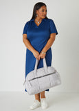 V Neck Polo Maxi Dress