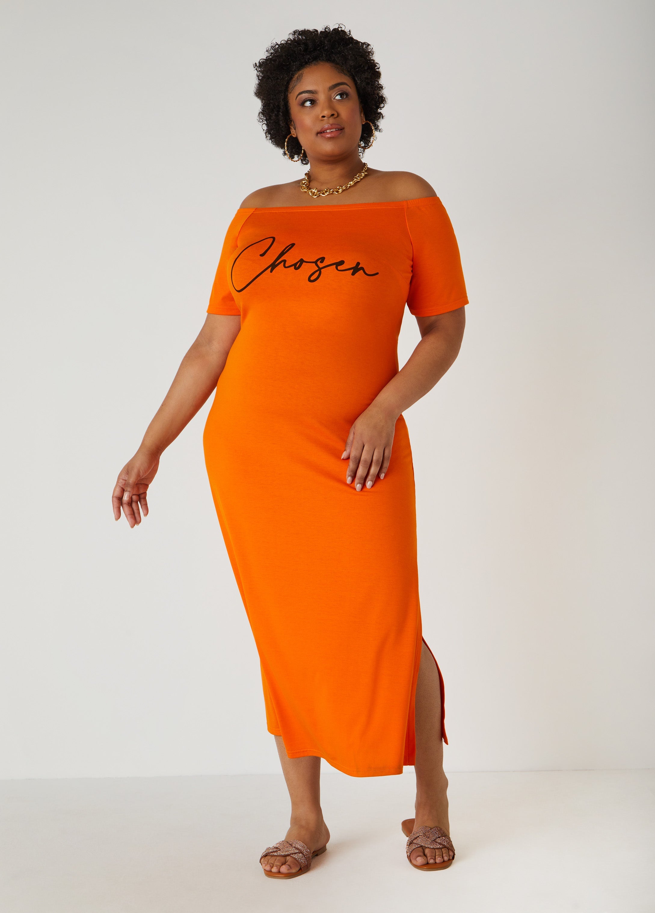 Plus Size T Shirt Dress Plus Size Maxi Dress Plus Size Chosen Dress