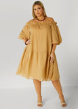 Off The Shoulder Gauze Dress