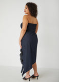 Strapless Denim Bodycon Dress