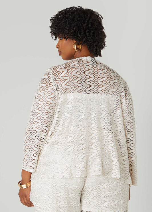 Open Front Lace Jacket