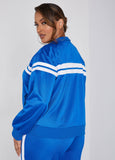 Zip Front Striped Track Jacket
