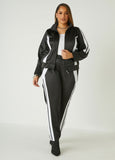 Striped Trimmed Track Jacket