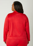 Striped Trimmed Track Jacket