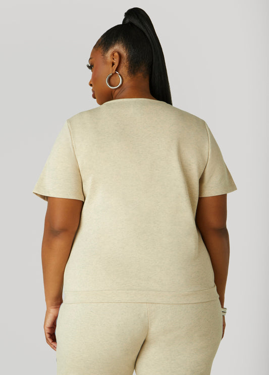 Striped French Terry Jacket