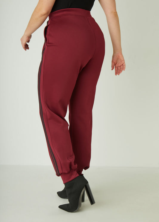 High Rise Striped Joggers