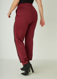 High Rise Striped Joggers