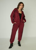 High Rise Striped Joggers