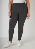 Pintucked High Rise Leggings