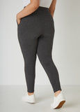 Pintucked High Rise Leggings