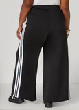 Striped Wide Leg Track Pants