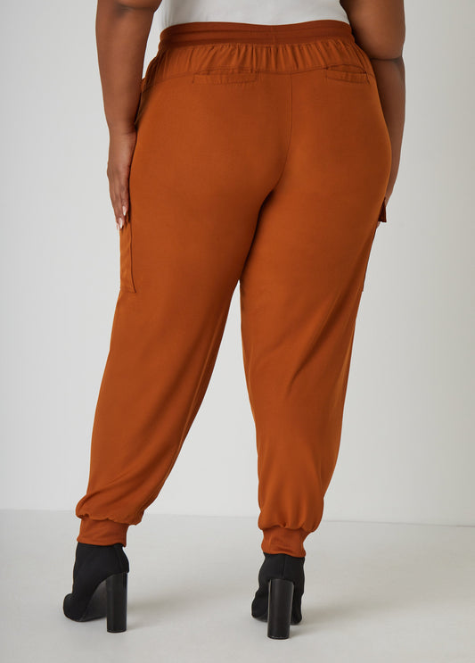 High Rise Cargo Joggers