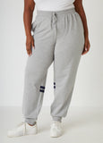 Plus Size Striped Terry Joggers