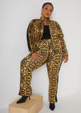 Animal Cold Shoulder Track Jacket