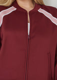 Embroidered Pique Track Jacket