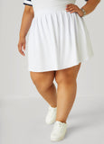 Plus Size Pleated Tennis Skort