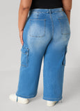 Drawstring Cargo Jeans