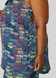 I Am Her Cutout Denim Vest