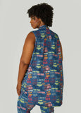 I Am Her Cutout Denim Vest