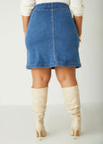 Patch Pocket Denim Skirt