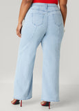 Seam Detailed Wide Leg Jeans