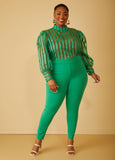 Striped Organza Blouse