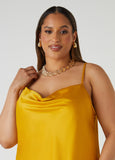 Satin Cowl Neck Cami