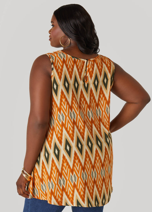 Diamond Print Hi Low Top