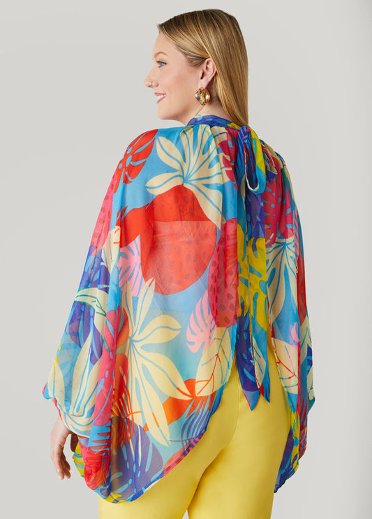 Tropical Print Shrug