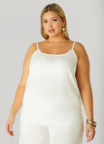Plus Size Crepe De Chine Cami