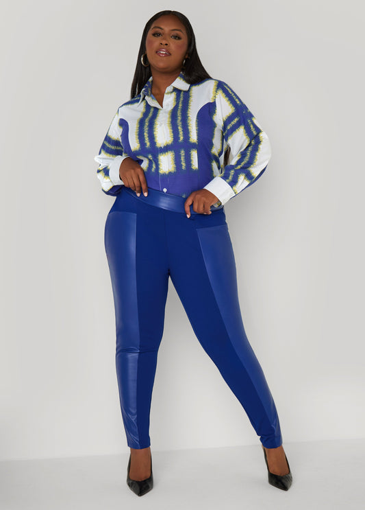 Printed Cotton Blend Shirt