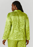 Crinkled Satin Shirt